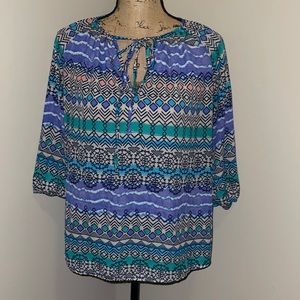 High quality patterned dress top